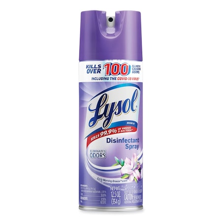 Lysol Disinfectant Spray, 12 oz. Aerosol, Early Morning Breeze 19200-80833